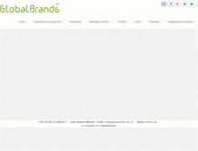 Tablet Screenshot of globalbrands.com.br