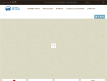 Tablet Screenshot of globalbrands.com